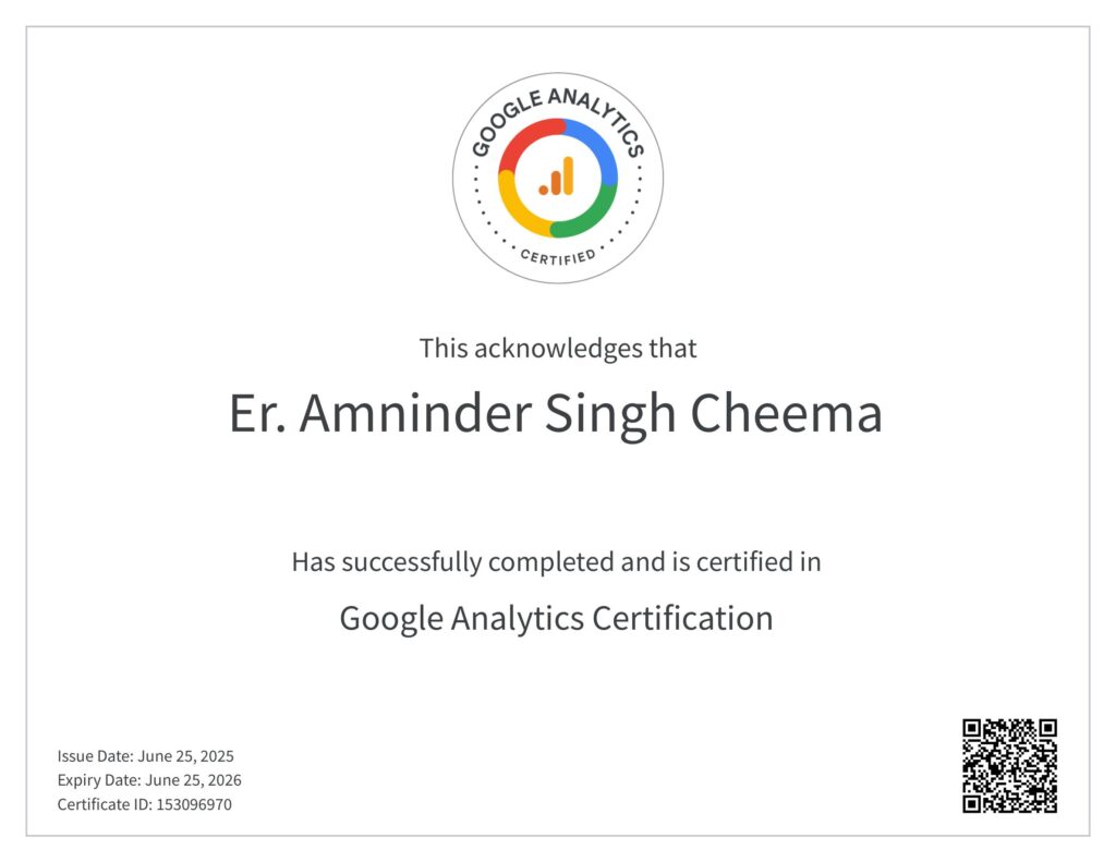 Google Analytics Certification
